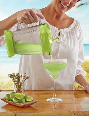 Margaritaville Bahamas Frozen Cofction Mode Mode Maker Home Margarita Machine مع خلاط بدون عقول و 36 أونصة إبريق in Saudi Arabia