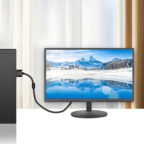 MAYWILL VGA to BNC Adapter Cable,HD15 VGA Male to 5 BNC Male RGBHV Coaxial High Resolution Monitor Breakout Wire for HDTV PC Projector Large Screen Video Conversion Cable-1.5M in Saudi Arabia