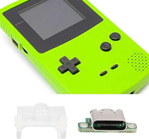 Create idea 1Pc Game Console DIY Interface Module USB-C Charging Port GBASP to USB-C Adapter with Transparent Bevel Cover Compatible with Gameboy in Saudi Arabia