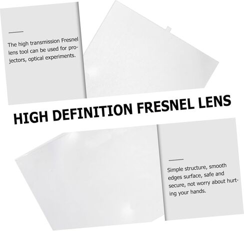 2pcs Practical Projector Lens Tool Fresnel Lenses High Transmission for Optics in Saudi Arabia