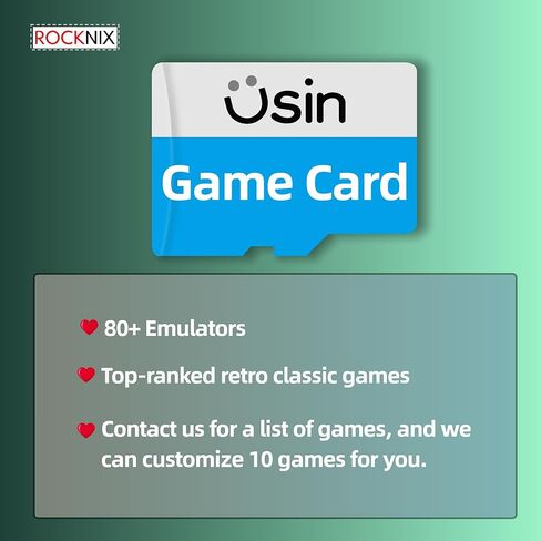 Game sd Card for Retroid Pocket 5/Flip2/Mini, Plug & Play,1TB 50000+ Games & 512GB 28000+ Games, Pre-Installed Rocknix System, high Speed TF Memory Card (512, GB) in Saudi Arabia