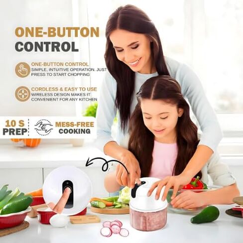 مروحية الثوم الكهربائية والثوم Mincer USB معالج الطعام الصغير القابل لإعادة الشحن مع شفرات من الفولاذ المقاوم للصدأ ، وعاء خالٍ من BPA ، ومعالج طعام صغير محمول للبصل ، والمكسرات ، والأعشاب والمزيد in Kuwait