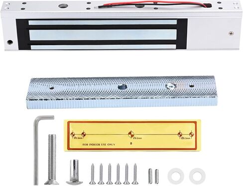 نظام التحكم في الوصول مع التحكم عن بُعد-طقم قفل الباب المغناطيسي 600 رطل ، وضع 12V Fail Safe NC ، تثبيت آمن وسهل DIY للدخول إلى المنزل الذكي (K8-1200 رطل قفل التحكم عن بُعد KI) in Kuwait