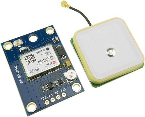 4 عبوات GY-NEO6MV2 NEO-6M GPS Controller Monture 3V-5V مع هوائي خزفي فائق لـ Arduino EEPROM APM 2.5 in Saudi Arabia