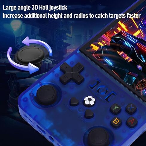 Fosa Retro Handheld Game Console ، مشغل ألعاب محمولة مع بطارية عالية الدقة 4000 مللي أمبير في الساعة ، لنظام أوجيكيز مفتوح المصدر مزدوج (64 جرام) in Saudi Arabia