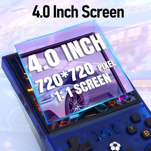 Fosa Retro Handheld Game Console ، مشغل ألعاب محمولة مع بطارية عالية الدقة 4000 مللي أمبير في الساعة ، لنظام أوجيكيز مفتوح المصدر مزدوج (64 جرام) in Saudi Arabia