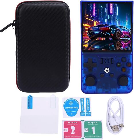 Fosa Retro Handheld Game Console ، مشغل ألعاب محمولة مع بطارية عالية الدقة 4000 مللي أمبير في الساعة ، لنظام أوجيكيز مفتوح المصدر مزدوج (64 جرام) in Saudi Arabia