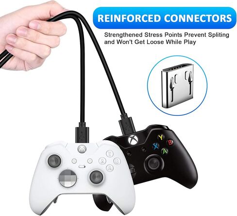 كابل شاحن تحكم PS4 BLK ، لوحدة التحكم PS4 ، وحدة تحكم Xbox One ، وحدة تحكم DualShock 4 ، Fire HD/Camera ، عصا التلفزيون (3.3 قدم/1M) in Saudi Arabia