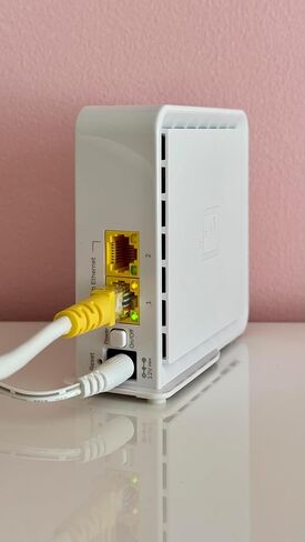 Smart Mesh WiFi Extender - Frontier Secure Air 4920 - Dual Band WiFi Booster مع منافذ Ethernet | 802.11ac WiFi 5 Mesh Extender للتغطية المنزلية بأكملها ، سهلة إعداد WPS in Kuwait