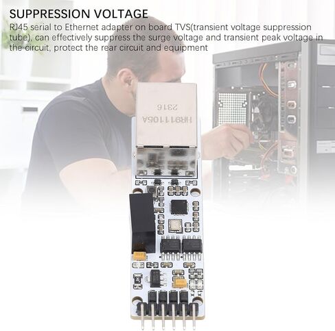 Ethernet Network Module with TCP Client, TCP Server, UDP Client, UDP Server, for Bidirectional Data Transparent with Voltage Surge Suppression in Saudi Arabia