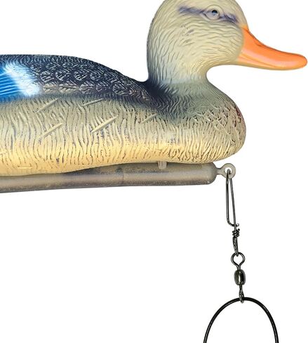 منصات Duck Decoy-تكساس على طراز Tangle-Tangle-Tangle 12 Pack مع الأوزان المرساة ، و Carabiner الذهبية ، والتشويش السريع لصيد البط والطيور المائية in Kuwait