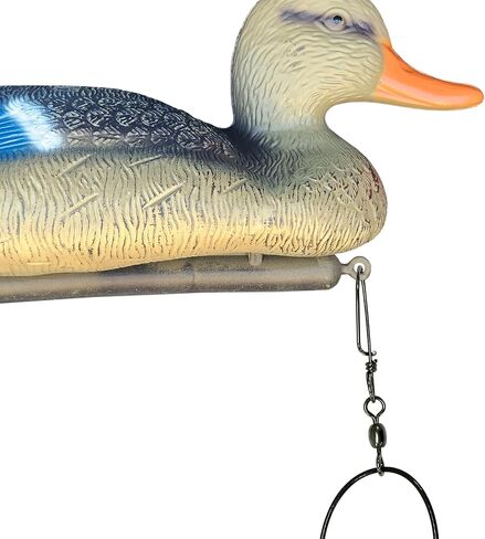 منصات Duck Decoy-تكساس على طراز Tangle-Tangle-Tangle 12 Pack مع الأوزان المرساة ، و Carabiner الذهبية ، والتشويش السريع لصيد البط والطيور المائية in Kuwait