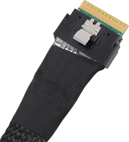 Yoidesu Slim SAS SFF-8654 إلى SFF-8654 كابل ، 24 جرام PCIE4.0 ، 85 أوم ، متوافقة مع الخوادم وأنظمة التخزين وحوسات العمل in Saudi Arabia