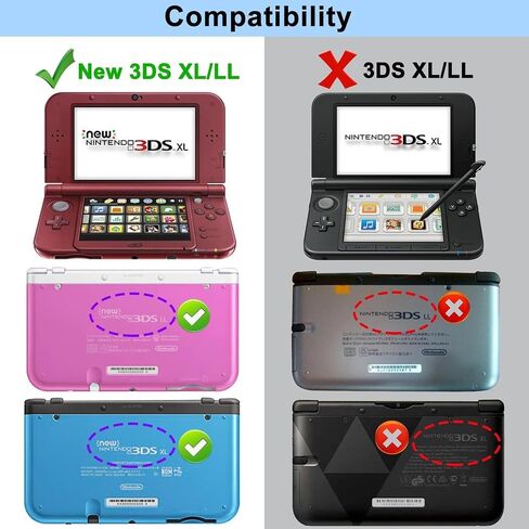 OSTENT Protective Clear Crystal Hard Guard Case Cover Skin Shell for Nintendo 3DS XL LL Color Clear White in Saudi Arabia