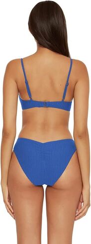 BECCA by Rebecca Virtue Line in The Sand Giselle Rib Textured Underwire Bra Cactus SM in Kuwait