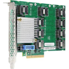 HPE DL38X Gen10 12Gb SAS Expander - 12 جيجابت/ثانية SAS، Serial ATA/600 - PCI Express 3.0 x8 - بطاقة التوصيل - 9 إجمالي منافذ SAS - 9 منافذ SAS داخلية - 0 منافذ SAS خارجية in Kuwait