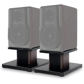 Pair-6 Inch (15CM)-Wood Speaker Stands for Home-Cinema HiFi Desktop and Satellite Speakers Monitor Stands in Saudi Arabia
