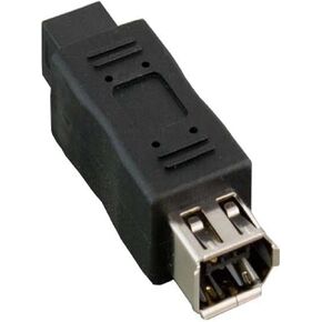 IEEE 1394B Firewire 9 -Pin Pin إلى محول أنثى 6 أسود - أسود - حزمة 2 in Kuwait