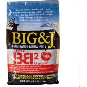 Big & J Long Range Attractants BB2 Apple, 6 LB Bag in Saudi Arabia