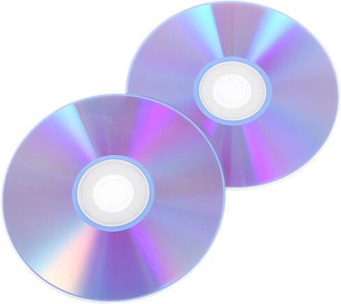 أقراص قرص مضغوط قابلة للتسجيل 2pcs: أقراص CD/DVD فارغة احترافية للموسيقى والبيانات - قرص وسائط قابل للتسجيل للموسيقى in Saudi Arabia