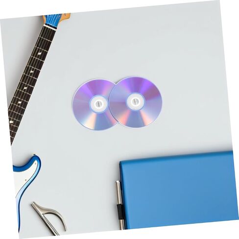 أقراص قرص مضغوط قابلة للتسجيل 2pcs: أقراص CD/DVD فارغة احترافية للموسيقى والبيانات - قرص وسائط قابل للتسجيل للموسيقى in Saudi Arabia