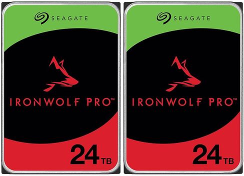 Seagate IronWolf Pro SATA III 3.5" Internal NAS Hard Drive, 2-Pack - 24TB in Saudi Arabia