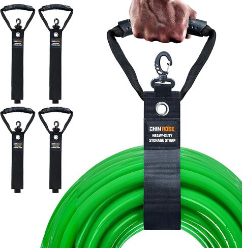 Extension Cord Organizer, 2 PCS Extension Cord Hanger with 5 Slots, Extension Cord Holder, Garage Garden Storage Straps for Cable, Hose, Rope, Tool in Saudi Arabia