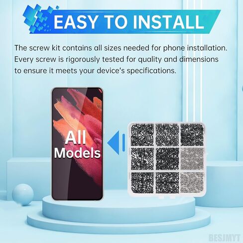 بالنسبة إلى Samsung Galaxy Phone Complete Complete Black Procms Kit لجميع الطرز A13 S24 Note بالإضافة إلى الأجزاء الداخلية in Saudi Arabia