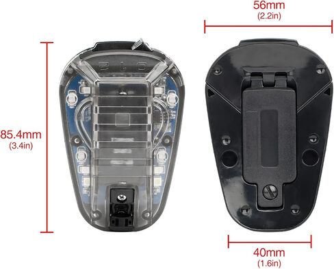 نوبوهيرو خوذة تكتيكية إشارة الضوء اختياري 4 أوضاع مع LED و IR ثابتة على/strobe ، مصباح تعريف البقاء على البقاء على الماء المقاوم للماء للرياضة في الهواء الطلق in Kuwait