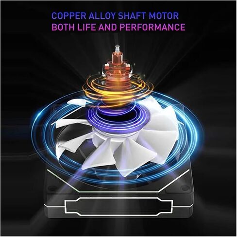 مروحة حالة الكمبيوتر 12V 12 سم Argb 4-Pin PWM مروحة التبريد (WT العادية) in Saudi Arabia
