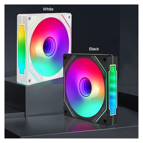 Computer Case Fan 12V 92mm ARGB 4-pin PWM Cooling Fan(BK 1PC) in Saudi Arabia