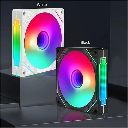 Computer Case Fan 12V 92mm ARGB 4-pin PWM Cooling Fan(BK 1PC) in Saudi Arabia