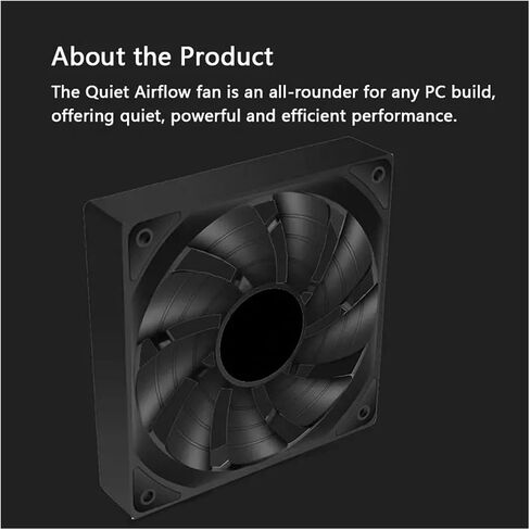 Computer case Cooling Fan, 120x120x25mm 12V 4PIN PWM Radiator in Saudi Arabia