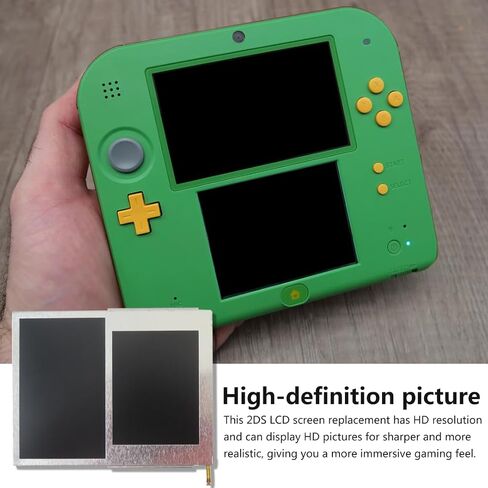 شاشة LCD لأسفل أعلى وأسفل للاستبدال لشاشة Nintendo 2DS ، شاشة LCD لـ 2DS in Kuwait