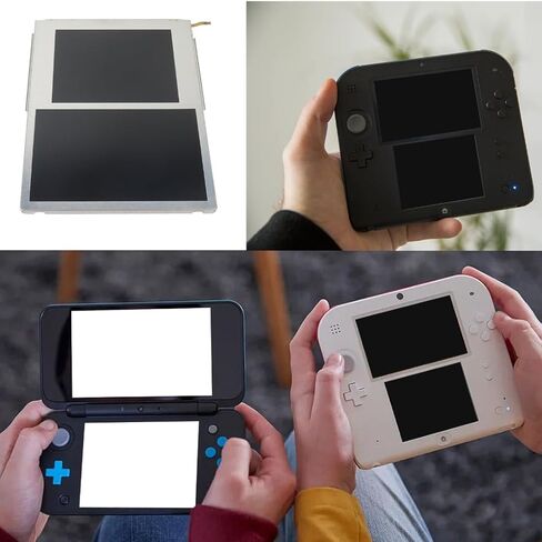 شاشة LCD لأسفل أعلى وأسفل للاستبدال لشاشة Nintendo 2DS ، شاشة LCD لـ 2DS in Kuwait