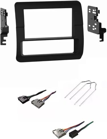 Double Din Car Stereo Install Dash Kit, Wire Harness, and Radio Removal Tool -Made for Ford: 1992-1996 F-150 F-250 F-350 F Series Truck, 1992-1996 Bronco in Saudi Arabia