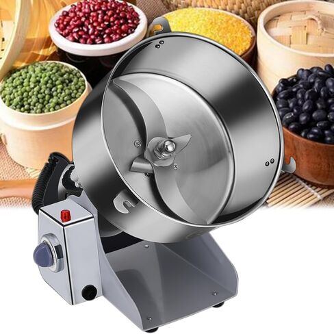 Commercial Machine,Electric Grain Grinder - Commercial Spice Grinder Mill Powder Machine, Dry Feed Mill for Herb Spice Pepper Coffee Corn, for Kitchen Home and Commercial,1000g (1000g) in Saudi Arabia