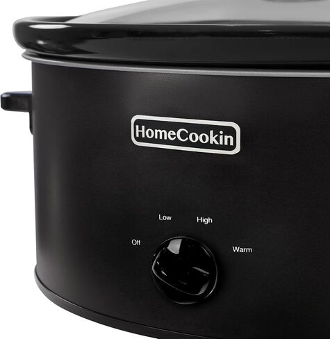HomeCookin 8 Quart Cooker Slow Programmable ، وأجهزة المطبخ ، والمطبخ المثالي جهاز صغير للعشاء العائلي ، والفولاذ المقاوم للصدأ الأحمر in Kuwait