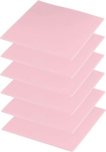 PATIKIL THERMAL PADS 100X100X2MM ، 6 حزمة من وسادة تبريد السيليكون ل CPU GPU IC PCIE M.2 2280 SSD NVME THEADINK ، PINK in Kuwait