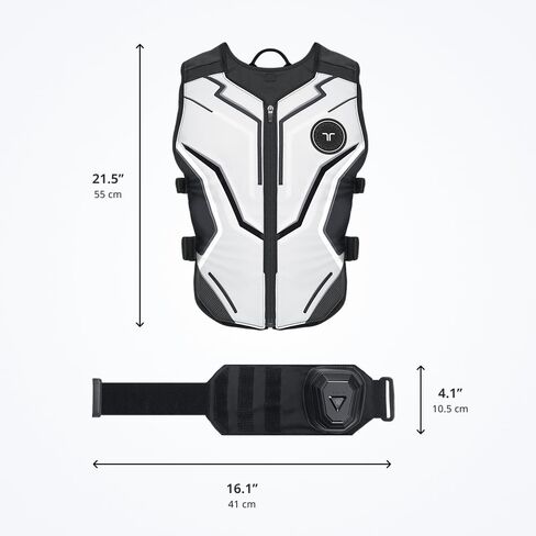 حزمة الرماد الرماد الجوي ، حزمة الأكمام Tactsuit من أجل VR الغامرة الكاملة ، الكمبيوتر الشخصي ، شاشة مسطحة ، تجربة سباق SIM. in Kuwait