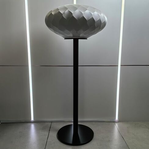Speaker Floor Stand is Compatible with Bowers&Wilkins Formation Wedge Speakers Made of Aluminum Alloy Material Using Screws to fix The Audio, Hidden Power Cord Design (Black Single) in Saudi Arabia