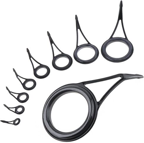 Fishing Rod Guides Sets, Rod Repair Kit Spinning Guides Tip, Fishing Repair Tool in Saudi Arabia