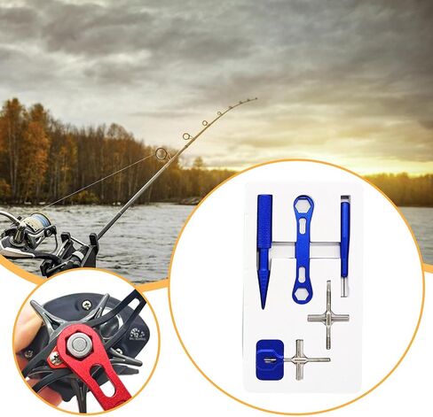 YIJU Fishing Reel Repair Tool Kit Sturdy Metal Bearing Maintainer Multifunction Portable Rod Accessory Bearing Tool Kit in Saudi Arabia