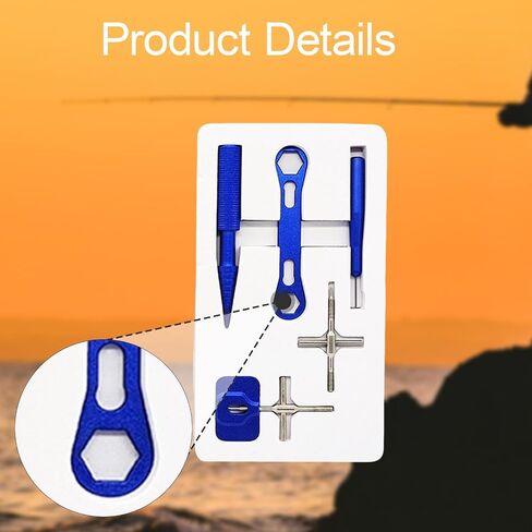 YIJU Fishing Reel Repair Tool Kit Sturdy Metal Bearing Maintainer Multifunction Portable Rod Accessory Bearing Tool Kit in Saudi Arabia