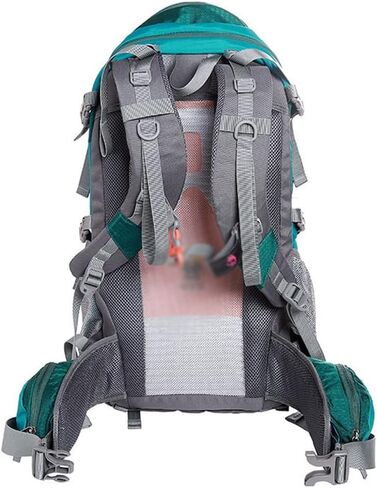 40L Mountaineering Backpack Travel Backpack Camping Hiking Sports Outdoor Bag Travel Rucksack(Black) in Saudi Arabia