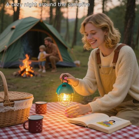 Homy Camping Lantern قابلة لإعادة الشحن مع أوضاع ألوان بدون خطوة و 3 ألوان ، IPX4 مقاومة للمياه ، ضوء معلق LED محمول لضوء الخيمة للتخييم ، المشي لمسافات طويلة ، النزهة ، ضوء الليل in Kuwait