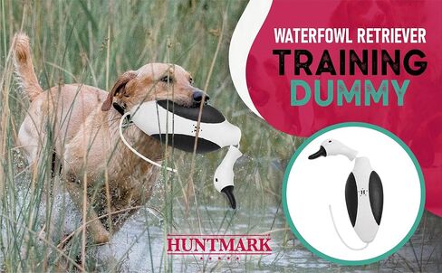 HUNTMARK Waterfowl Retriever Training Dummy - Large Dog Bumper 18.5 inch - Duck Dog Trainer Colors – Easy Hold Bumpers for Training Sporting Goose Hunters - Sturdy Hunting Accessories in Kuwait
