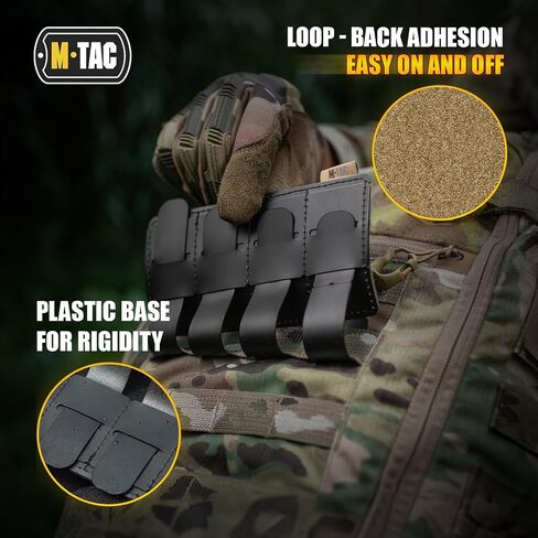 M-TAC Loop Tactical Patches Patches Board Molle Attachment 6.5 × 3.5 (Coyote) in Kuwait