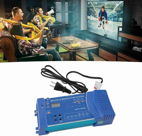 RE Modulator, UHF Modulator System, CVBS Inputs, Support NTSC, 136 Full Bands Channels, Plug and Play, Compatible with DA 8200 and DA 550 Series (US Plug) in Saudi Arabia