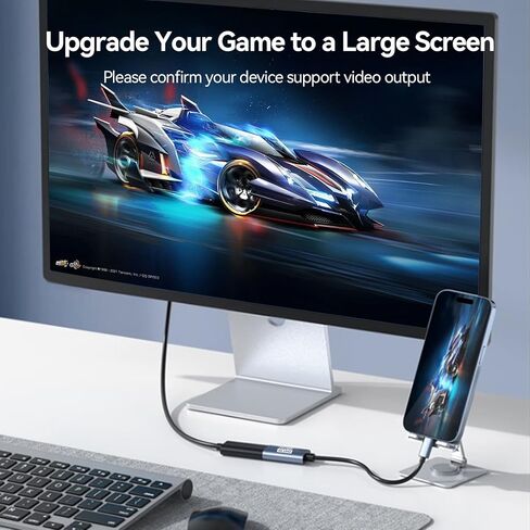 يركز USB C إلى محول HDMI 4K Thunderbolt 3/4 متوافق - وضع DP ALT مطلوب لـ MacBook/Surface/Galaxy in Kuwait